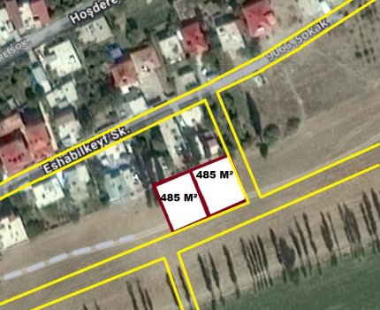 ORHANGAZİDE 3 KAT İMARLI 485 M² ARSA