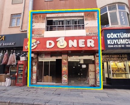 GUNEŞLİ MAH. DULKADİROGLU CAD. 250 M² KİRALIK DUKKAN