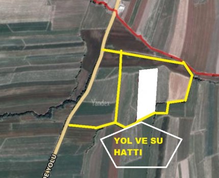 MARABA KÖYUNDE TEK TAPU 23.900 M² TARLA