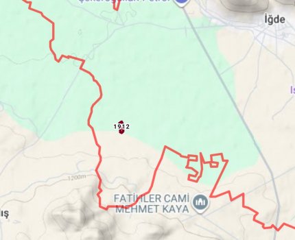 İĞDE KÖYÜNDE 11.400 M² ARAZİ 